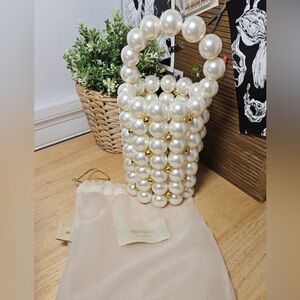 Vanina Beirut Pearl Bucket Bag